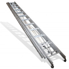 Лестница ручная пожарная выдвижная трехколенная Л-3КМ